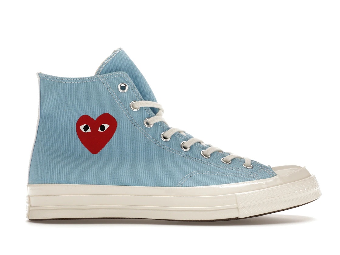 Converse Chuck Taylor All Star 70 Hi Comme des Garcons PLAY Bright Blue - 1