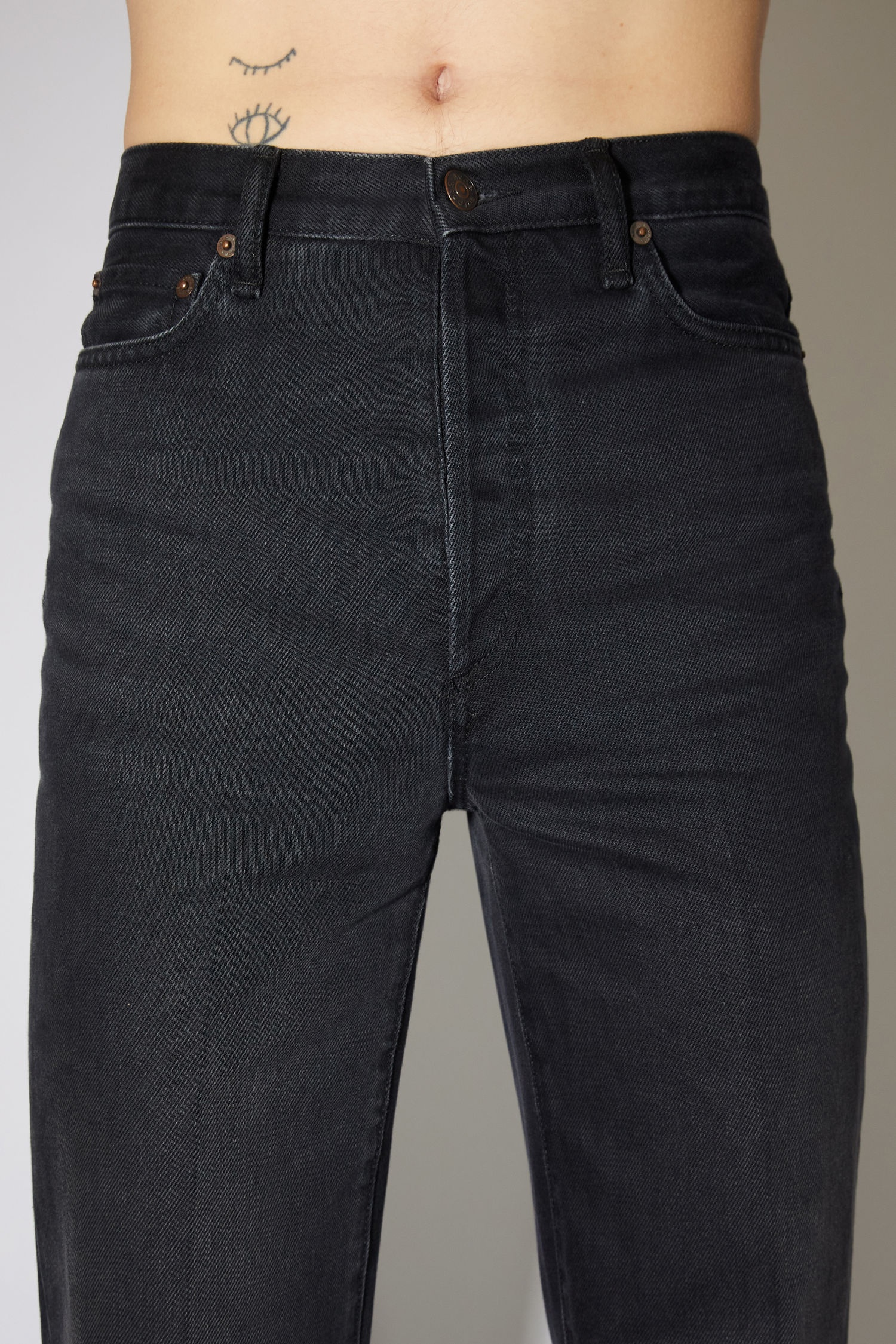 Bootcut fit jeans - Black - 6