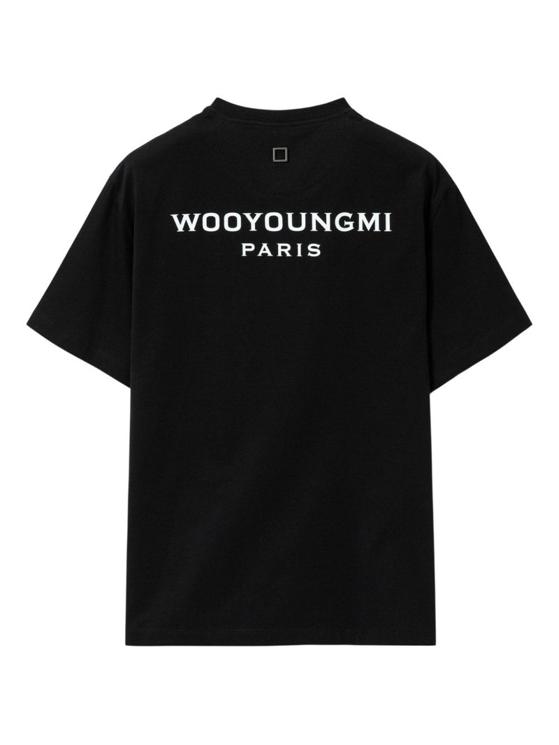 Wooyoungmi logo T-shirt outlook