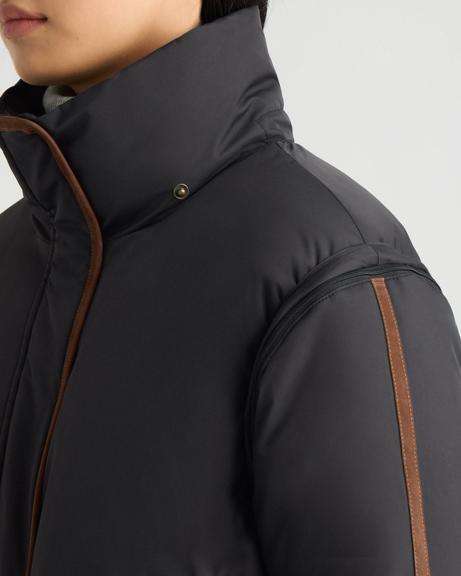 Otarie Cropped 2-In-1 Puffer - 6