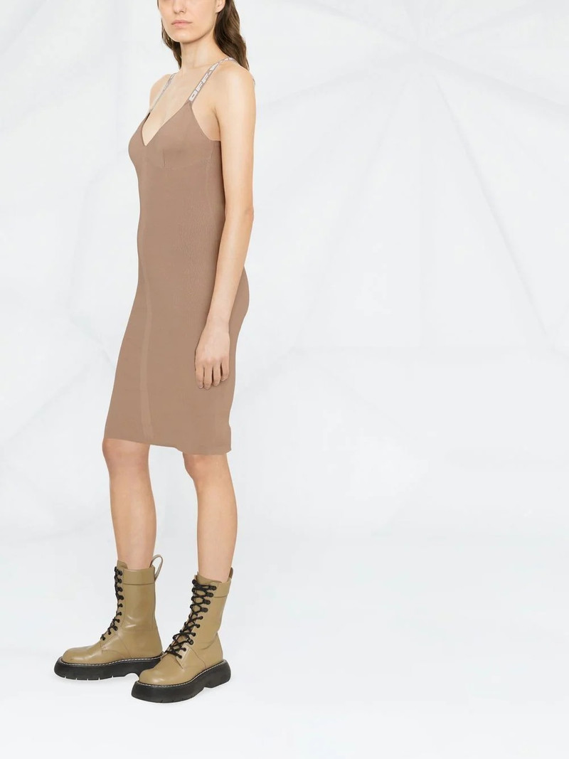 logo strap bodycon dress 3