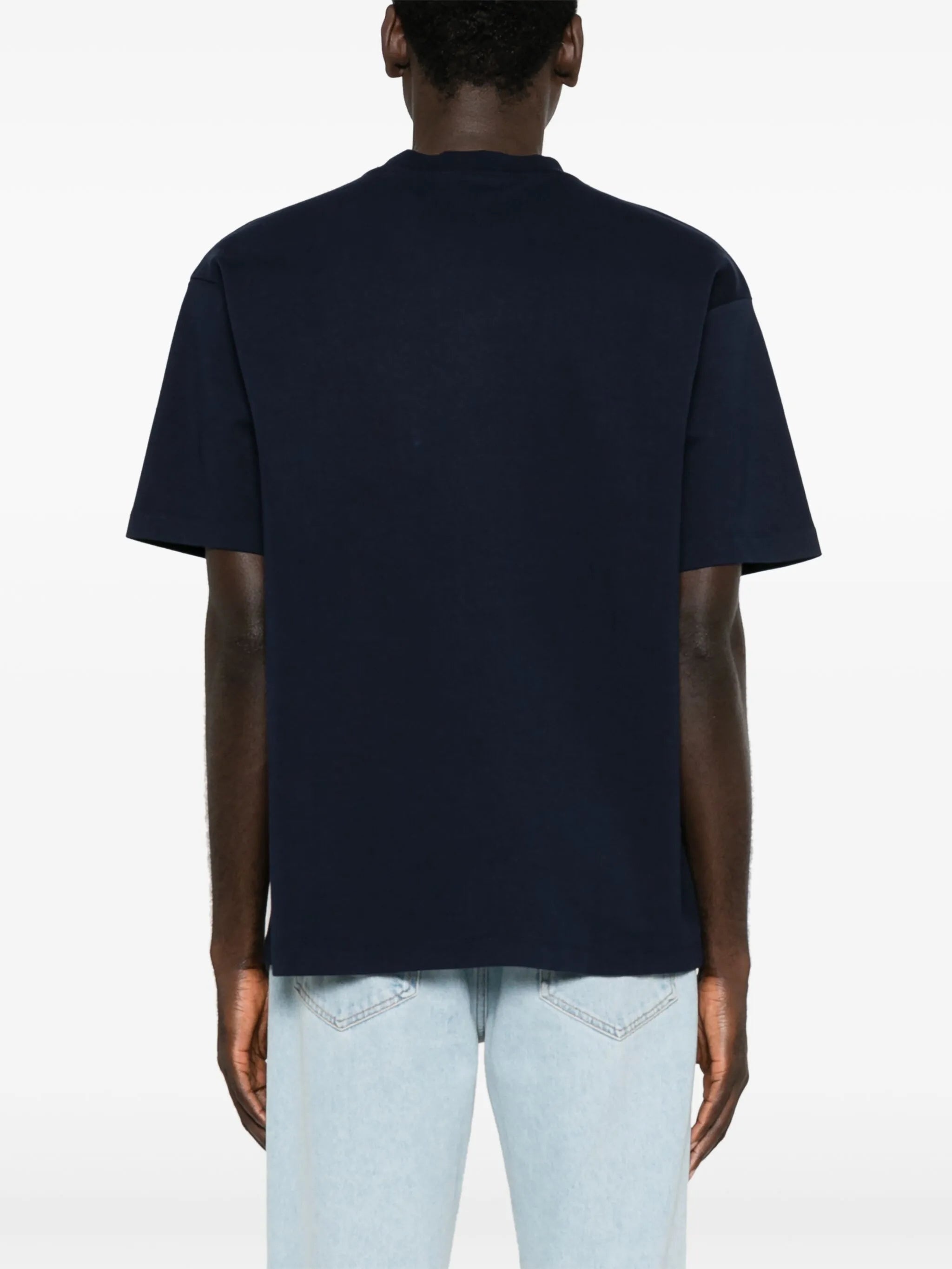 Drole De Monsieur Logo-print Cotton T-shirt - 3