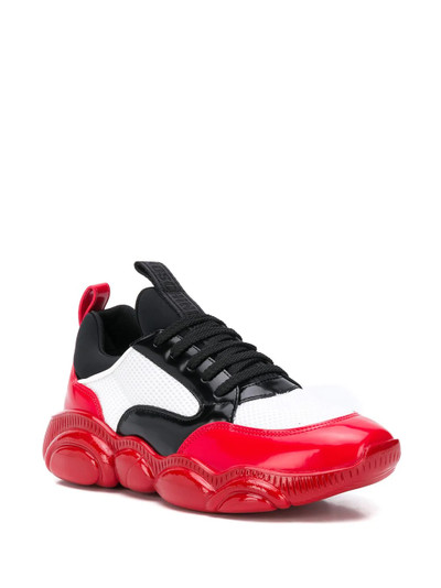 Moschino panelled low-top sneakers outlook