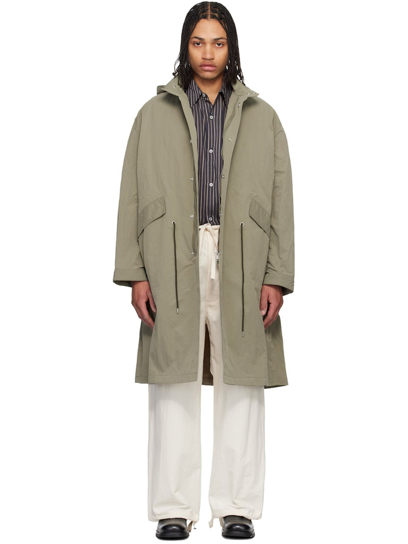 Taupe Lotus Coat 1