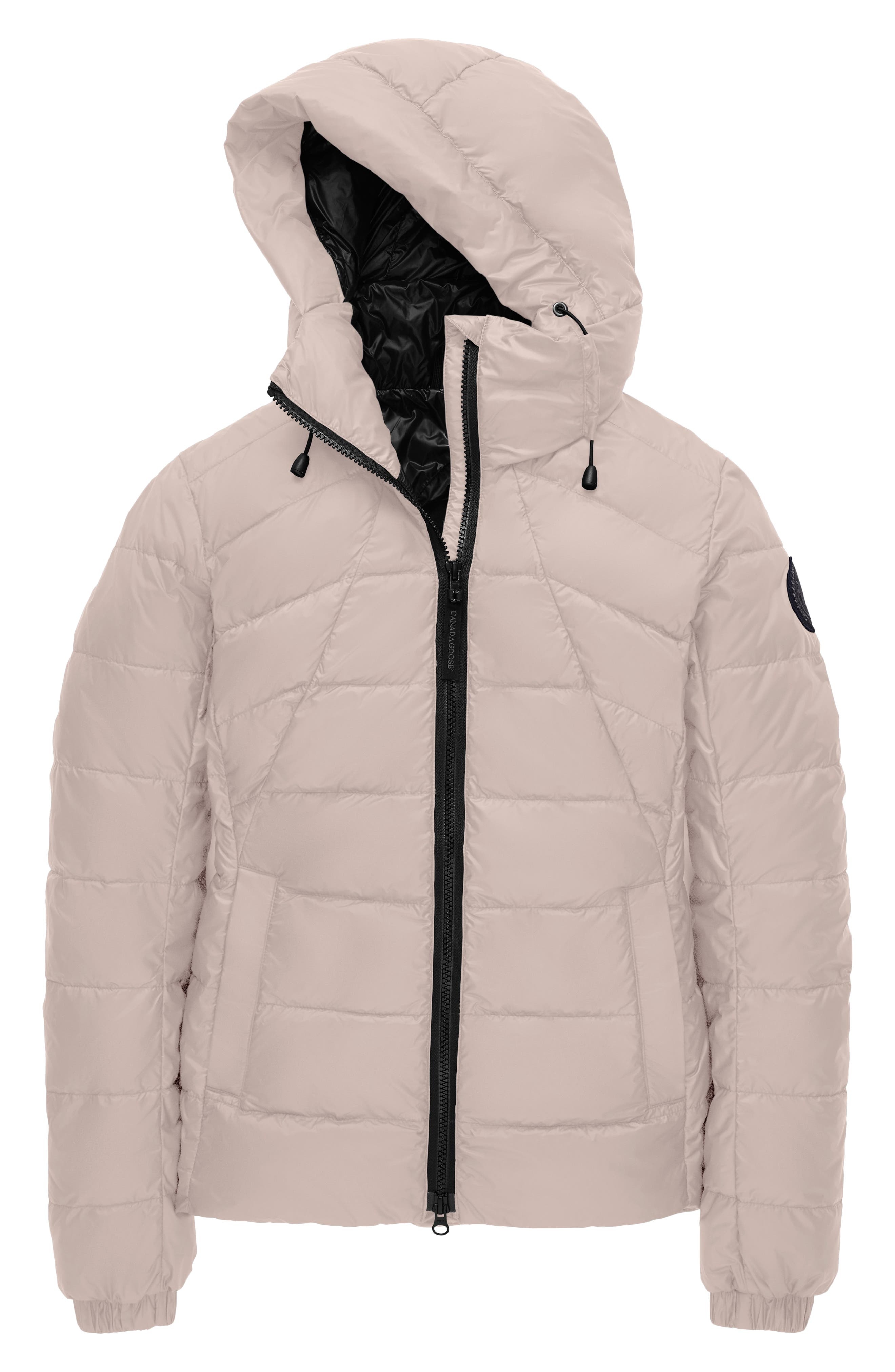 Canada Goose Abbott Hooded 750 Fill Power Down Jacket in Lucent Rose at Nordstrom - 8