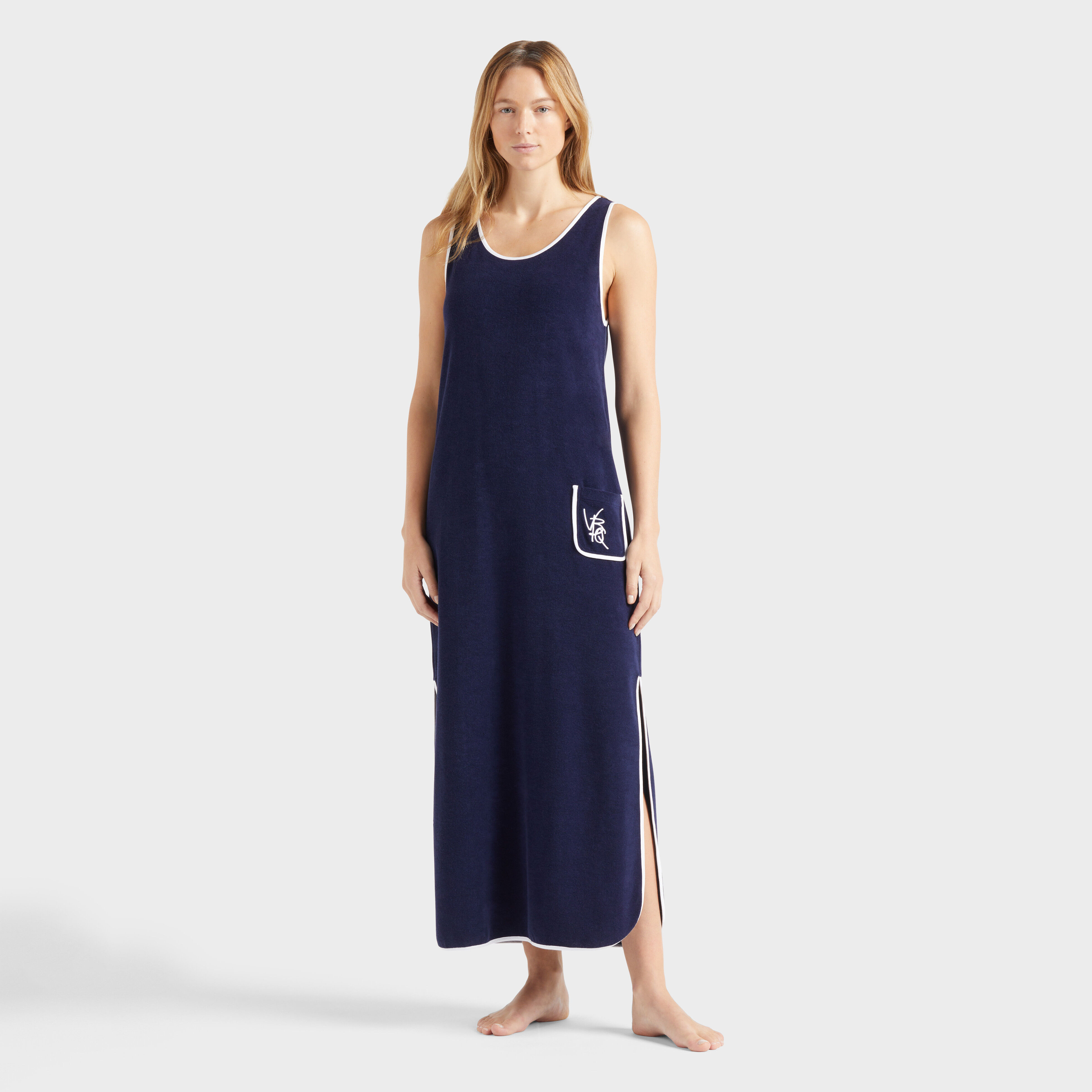 Women Terry Tank Dress VBQ Line - 3