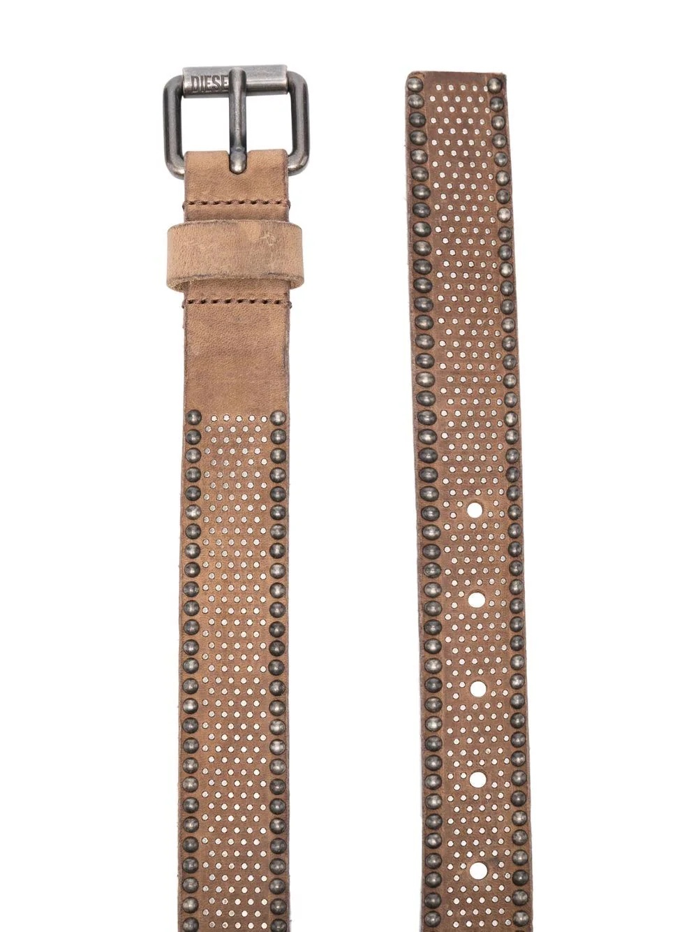 studded leather belt - 2