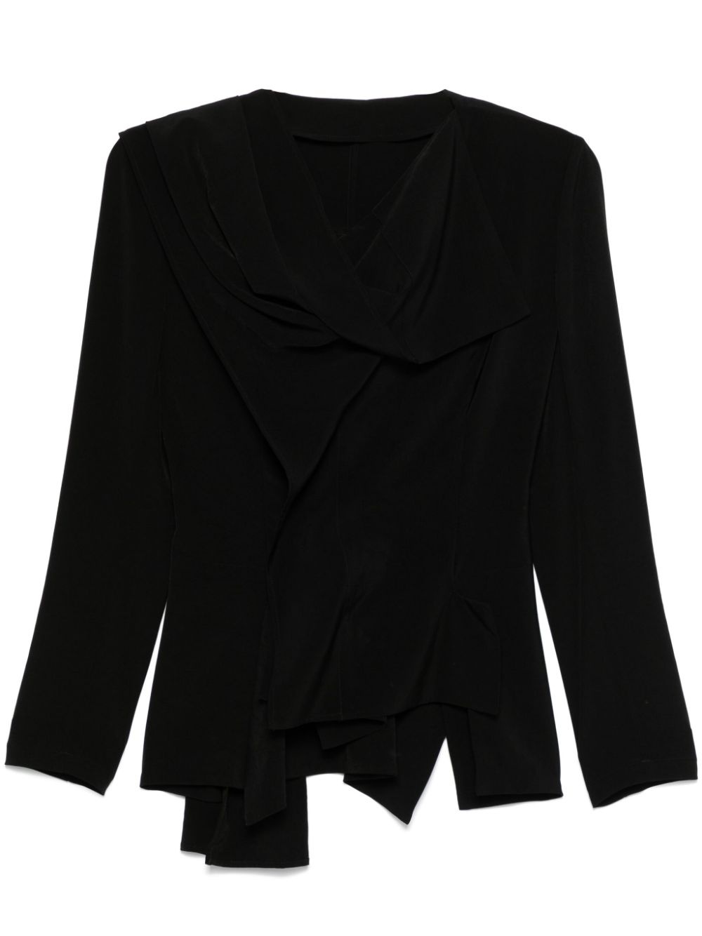 draped jacket - 1