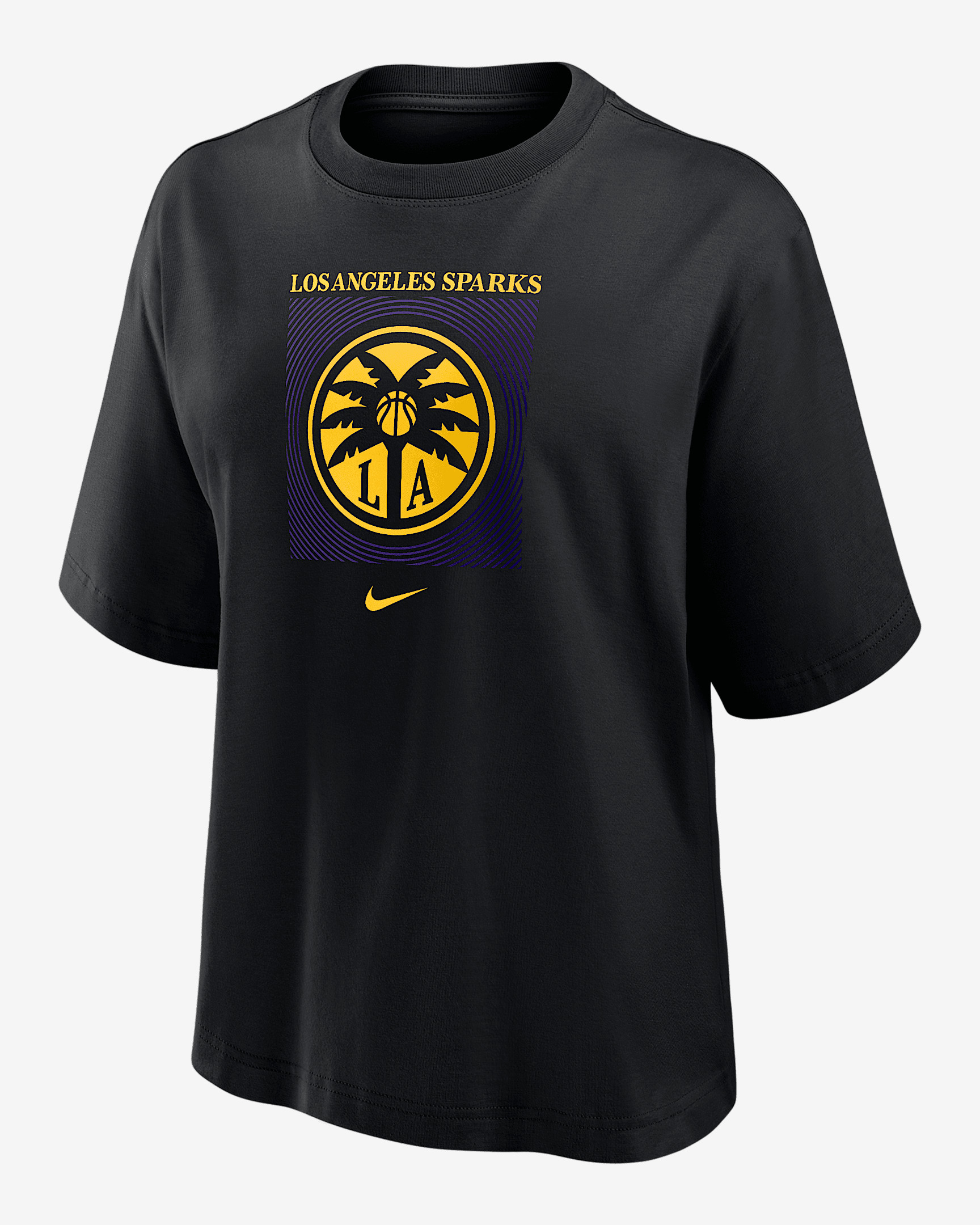 Los Angeles Sparks Women's Nike WNBA Boxy T-Shirt - 1