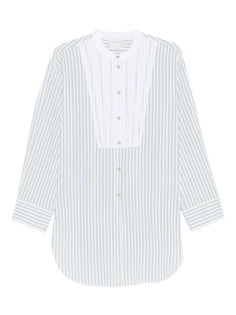 striped button shirt 1