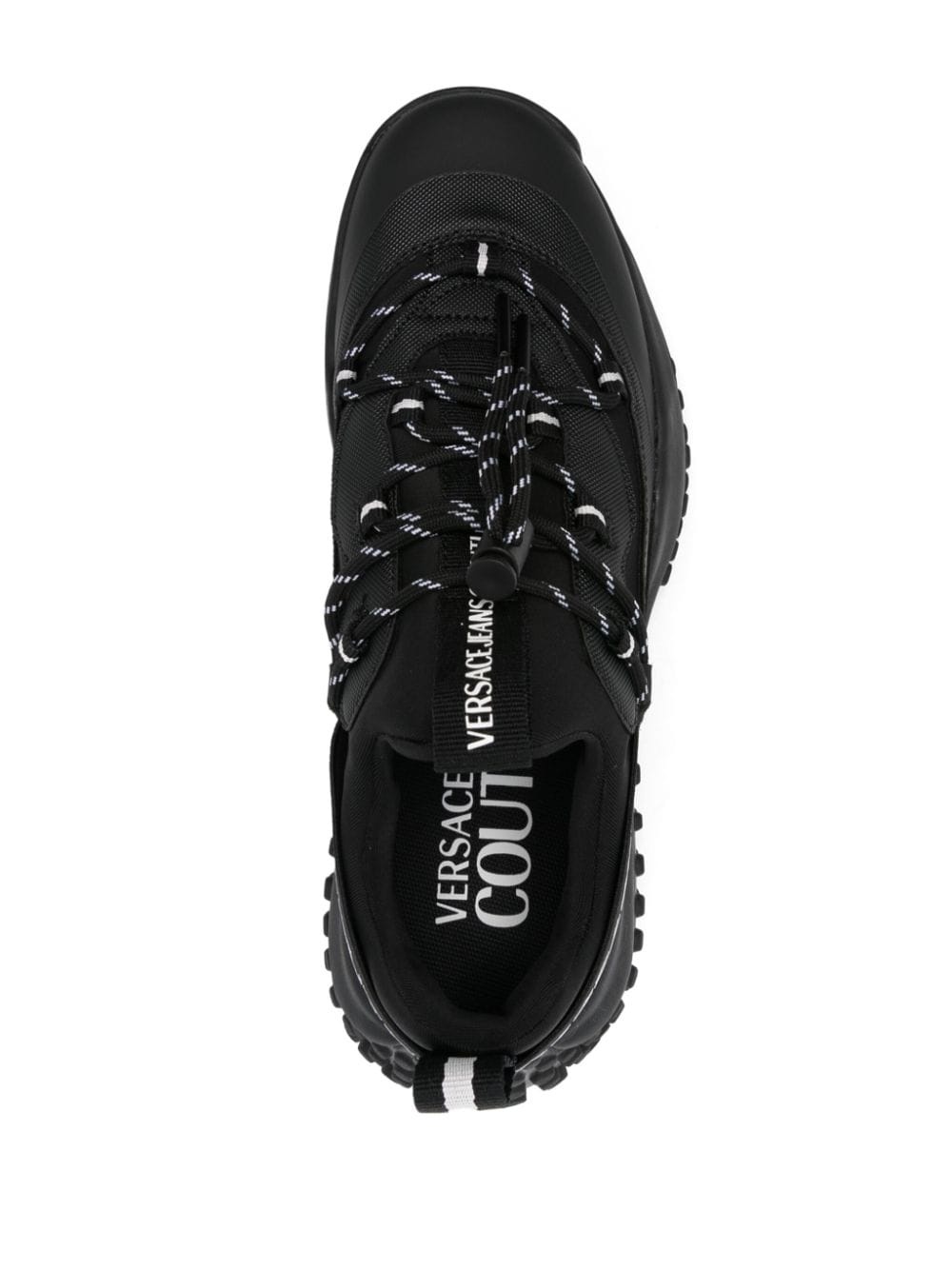 logo-embossed sneakers - 4