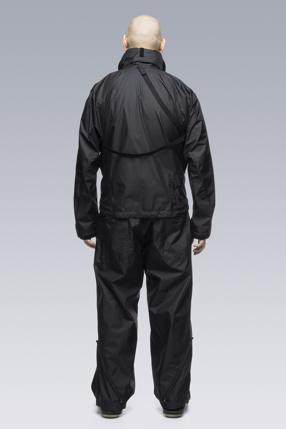 P45-GTPL 2L Gore-Tex Paclite Plus Single Pleat Trouser Black - 9