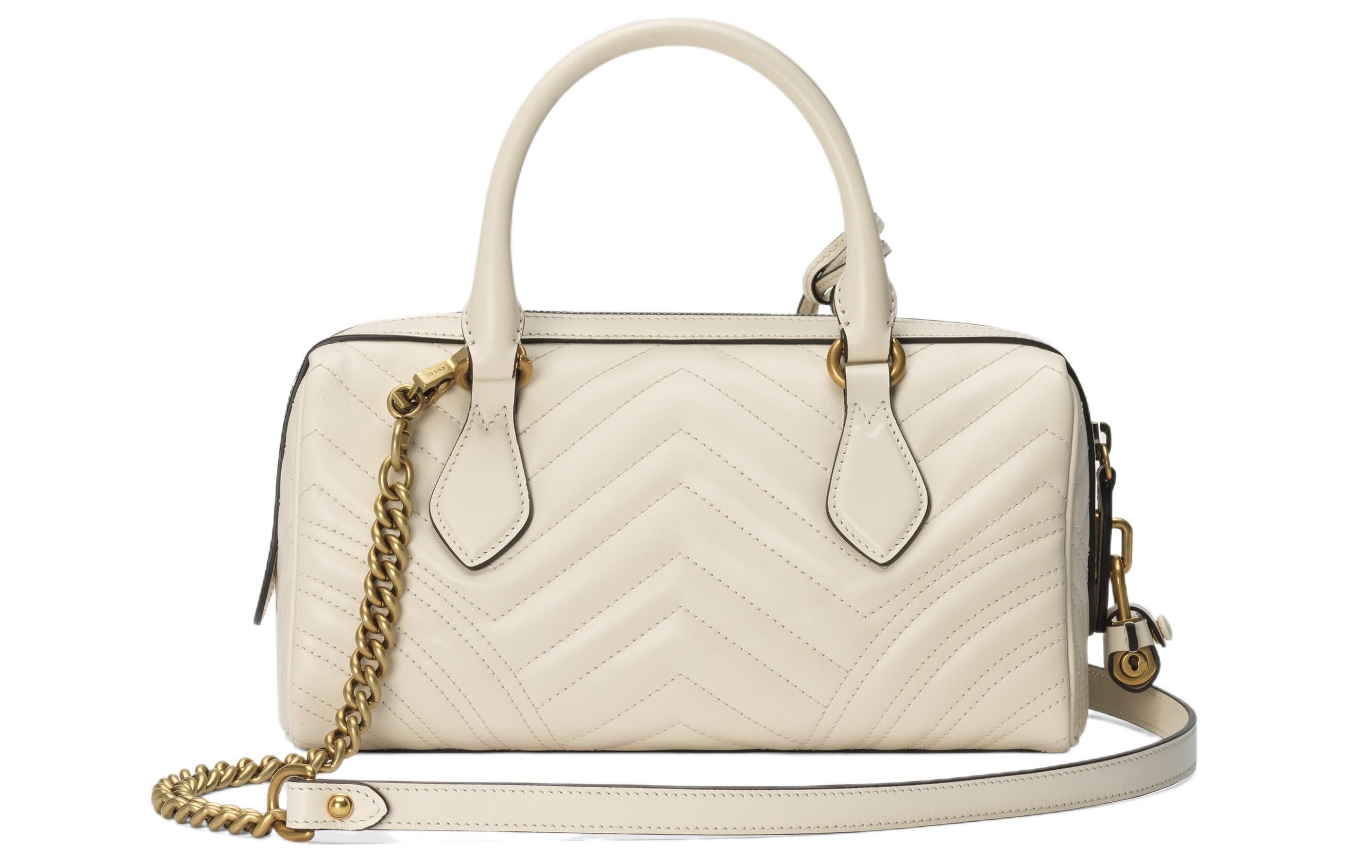 (WMNS) Gucci GG Marmont Small Top Handle Bag 'White' 746319-AABZB-9022 - 3