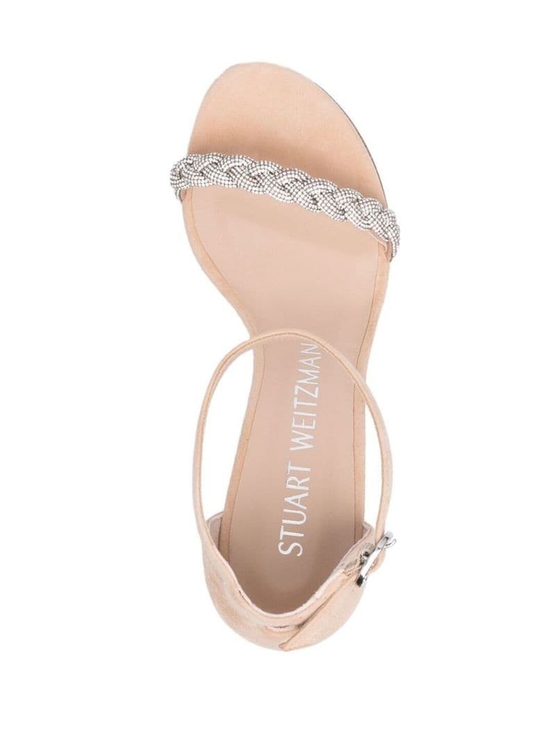 Nudistcurve 80mm embellished sandals - 4