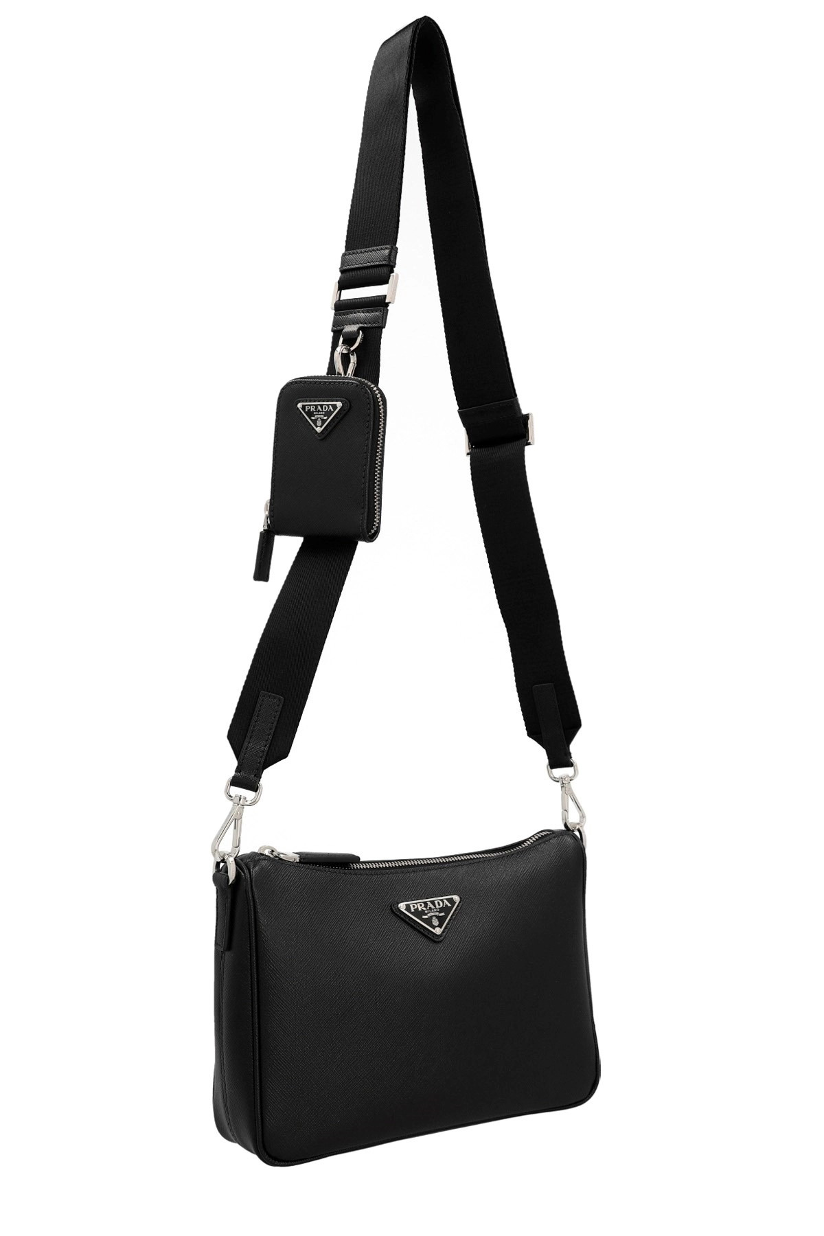 Re-Nylon & Saffiano crossbody bag - 4