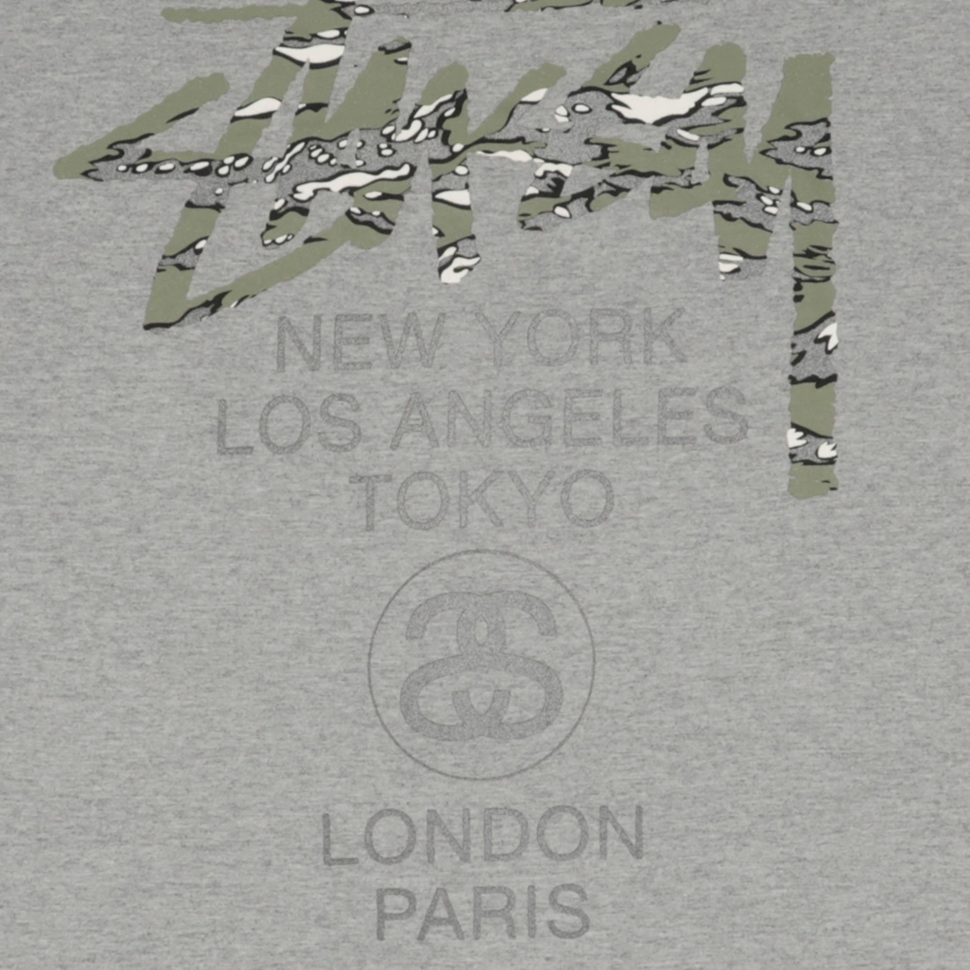 Stussy World Tour Camo Tee 'Grey' - 3