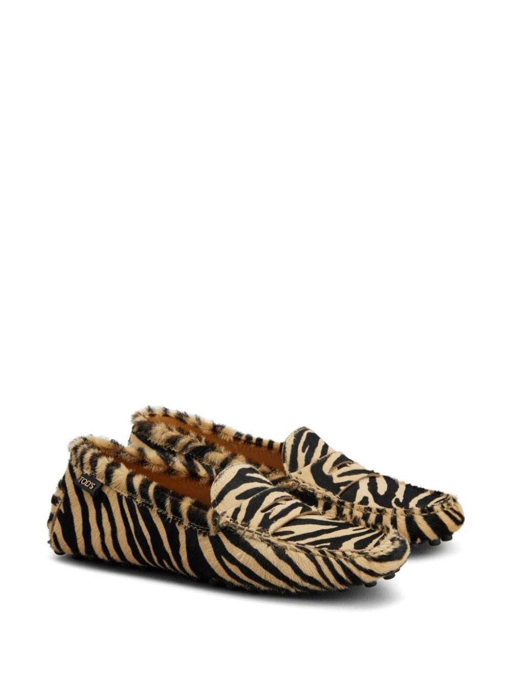 Gommino calf-hair loafers - 2