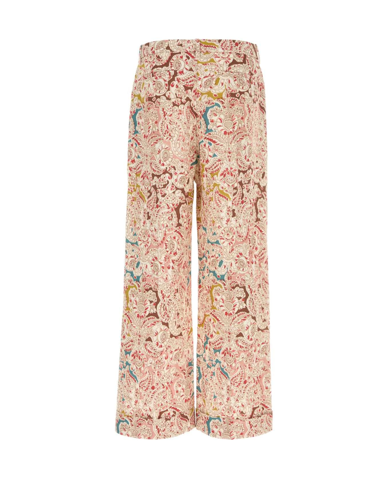 Printed Hemp Pant - 2