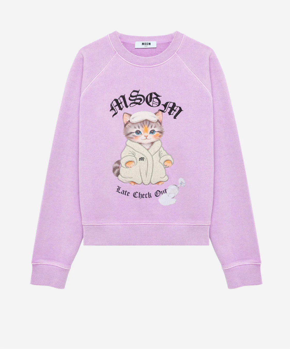 Sweatshirt with print and patch - 1