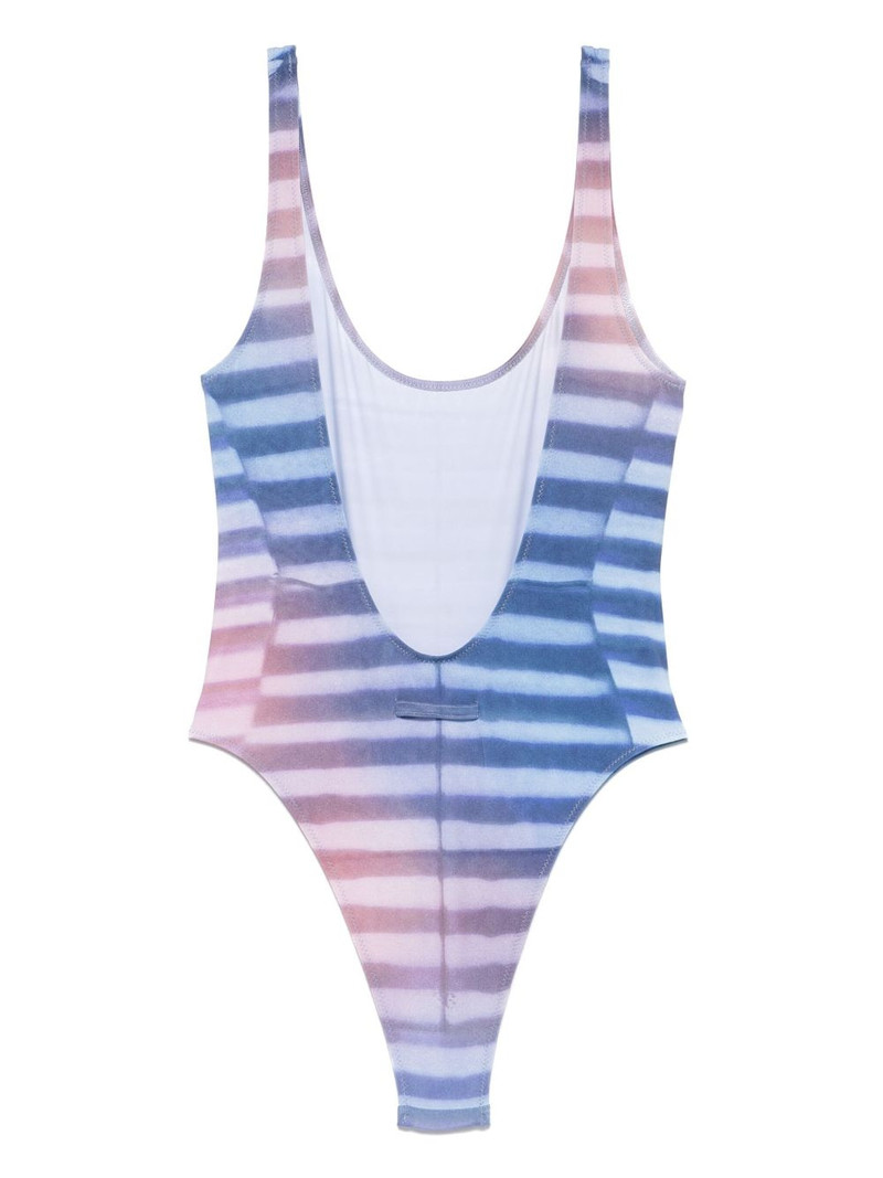 Jean Paul Gaultier Air striped swimsuit outlook