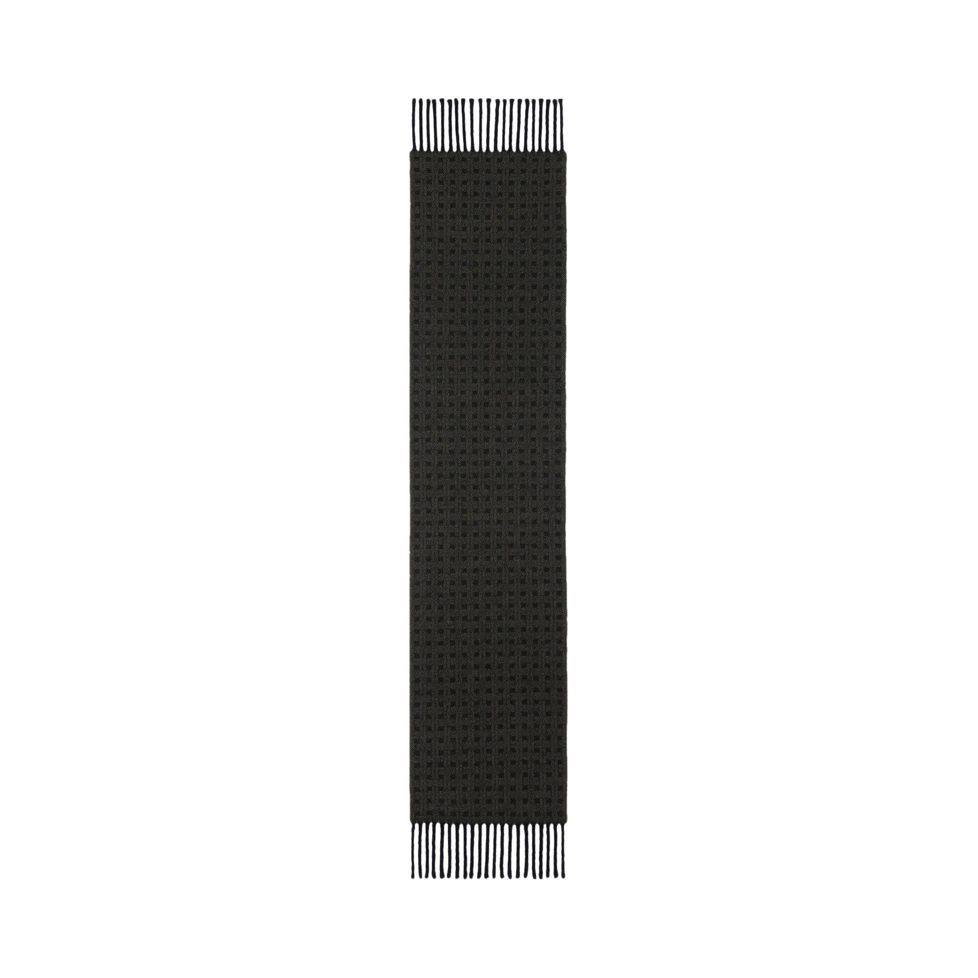 Kenzo Reversible Scarf 'Black/Dark Green' - 2