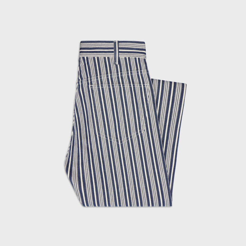 CELINE lulu jeans in hickory striped cotton outlook