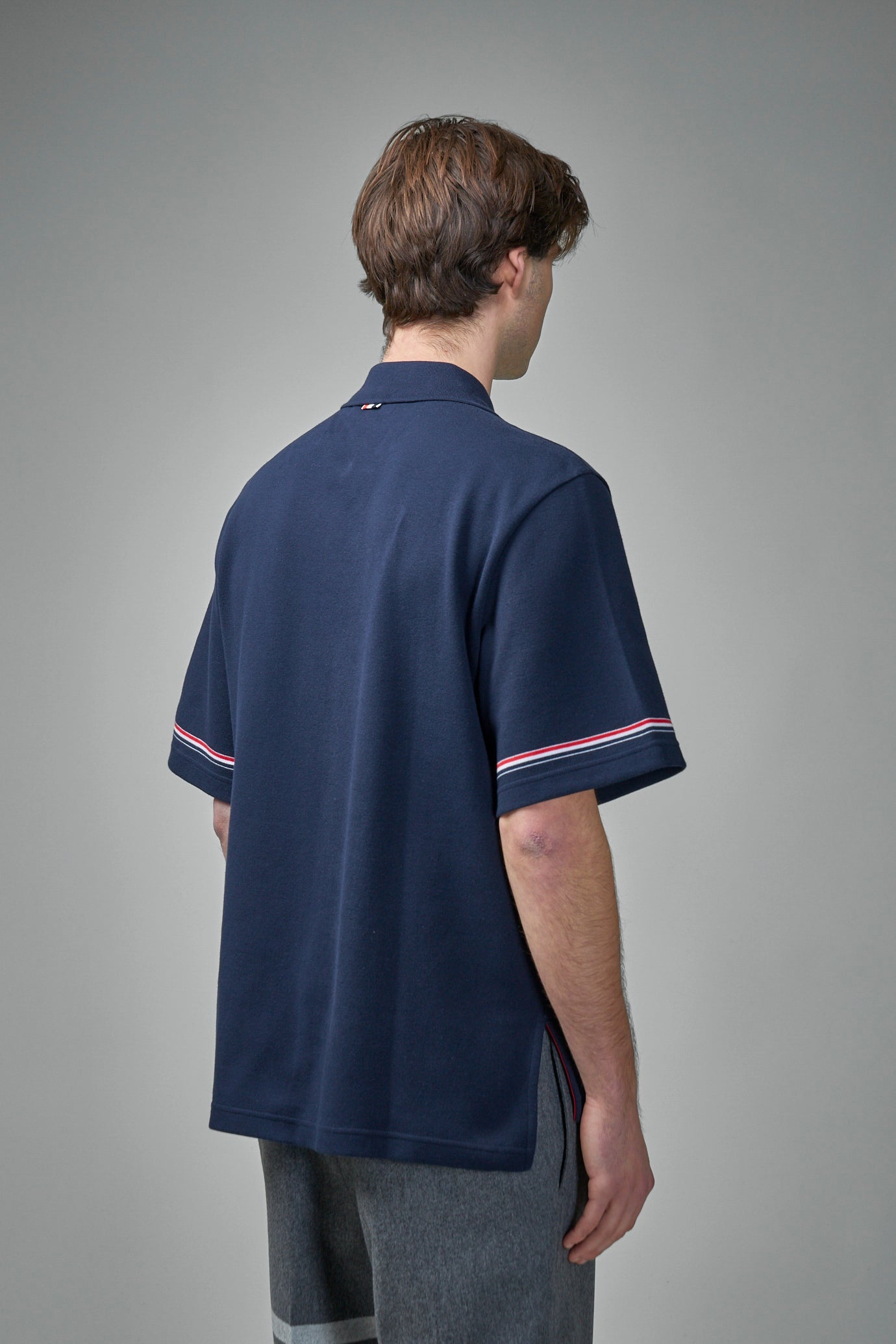 Rugby Fit Short Sleeve Polo In Cotton Interlock - 3