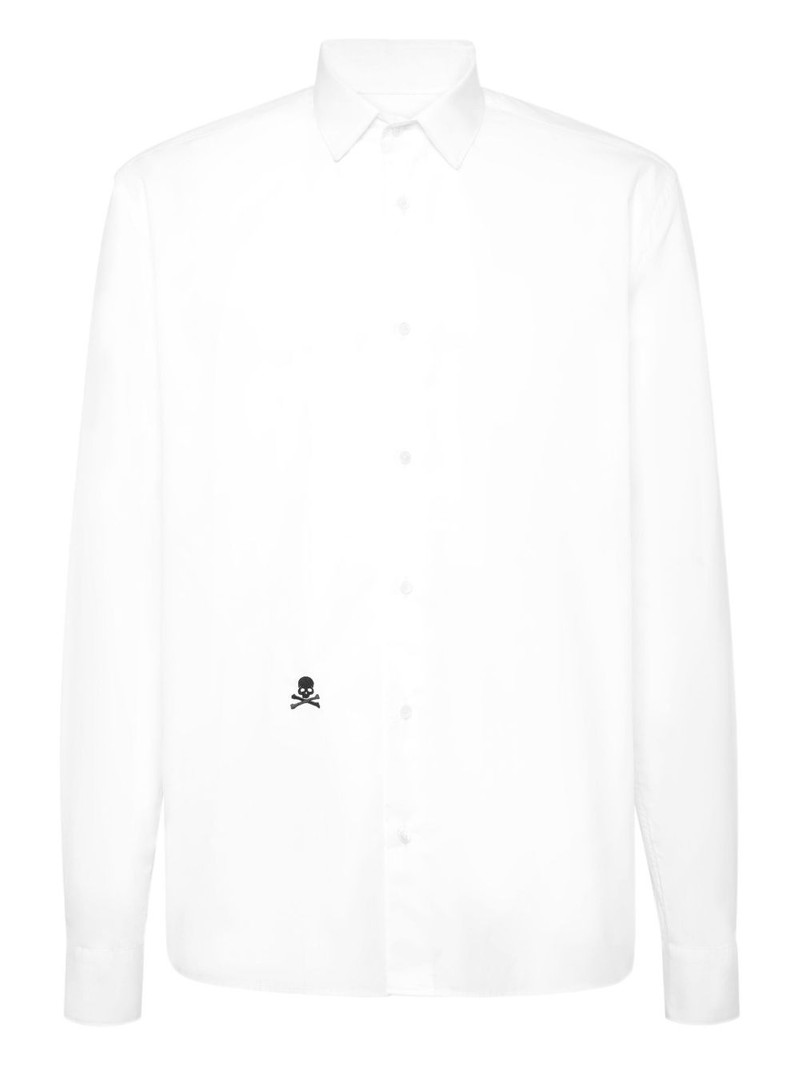 skull-embellished shirt 1