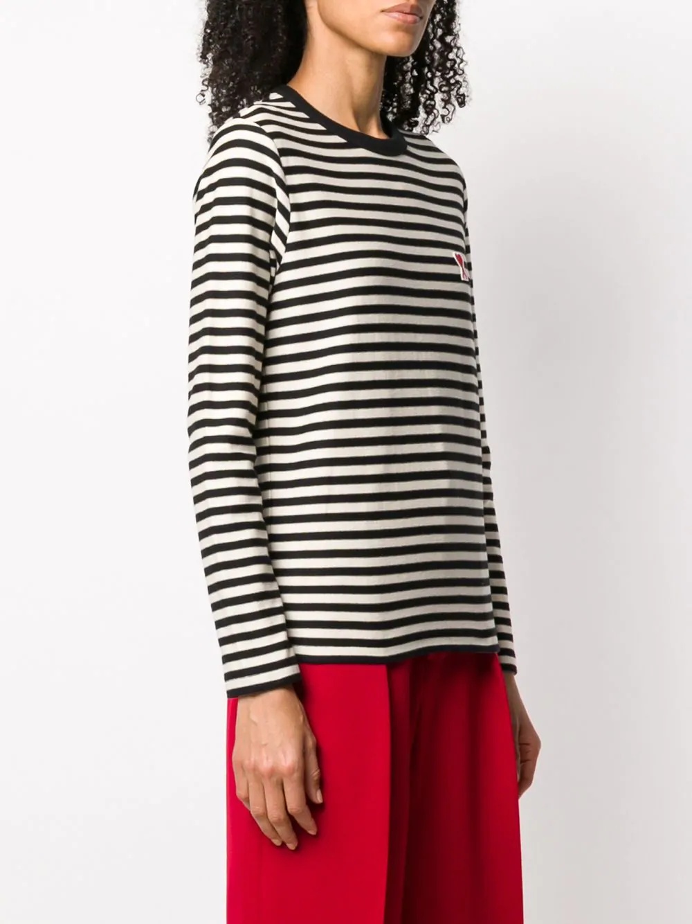 Ami De Coeur striped long sleeve T-shirt - 3