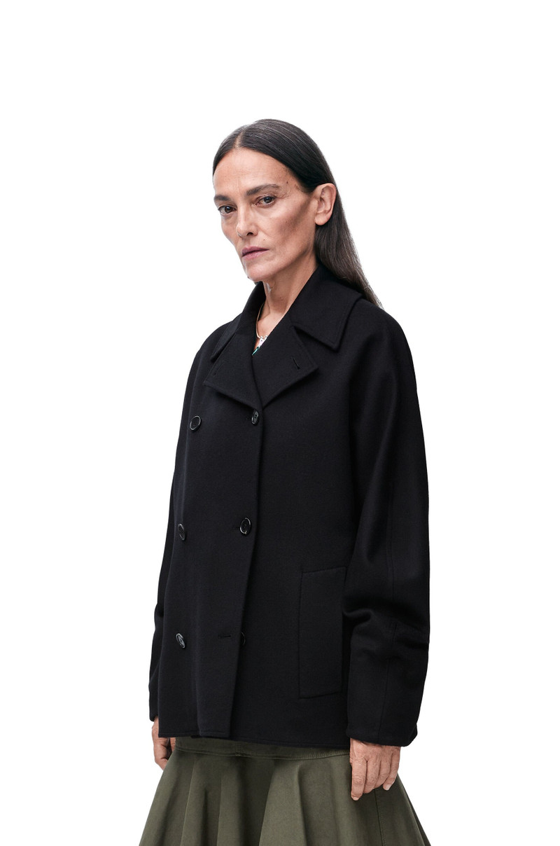 Peacoat in wool and cashmere 3