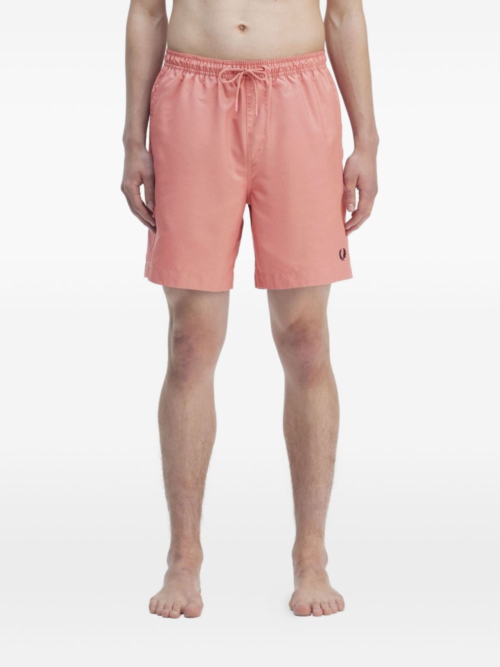 drawstring-waist swim shorts - 3