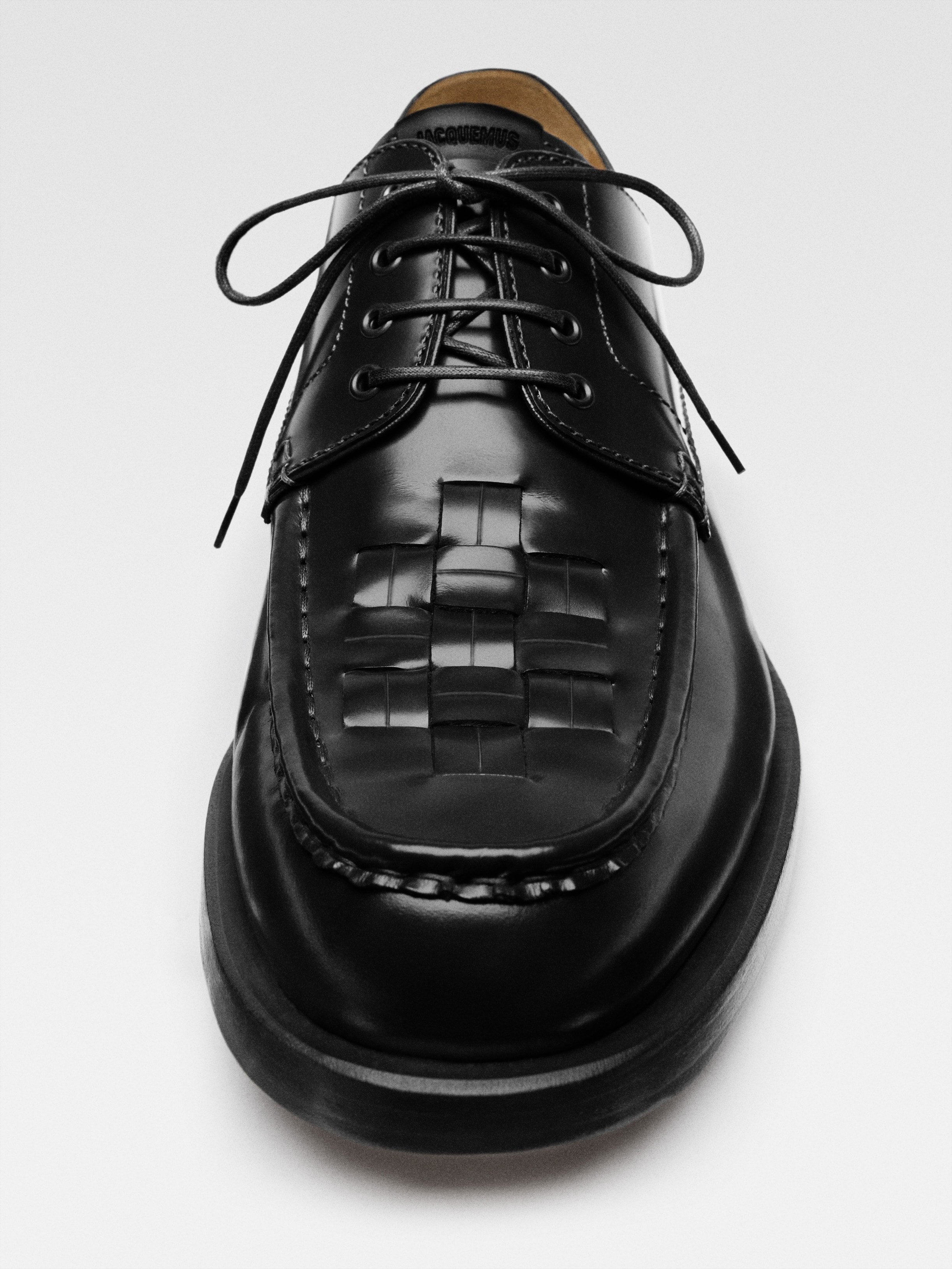 The woven derby shoes - 5