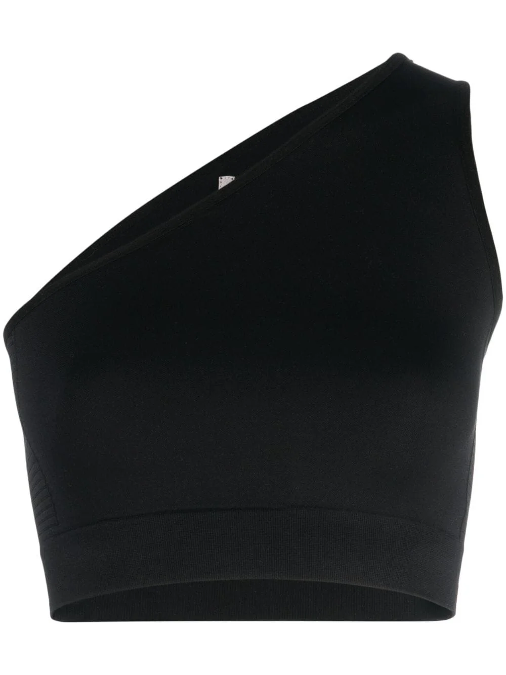 one-shoulder cropped top - 1