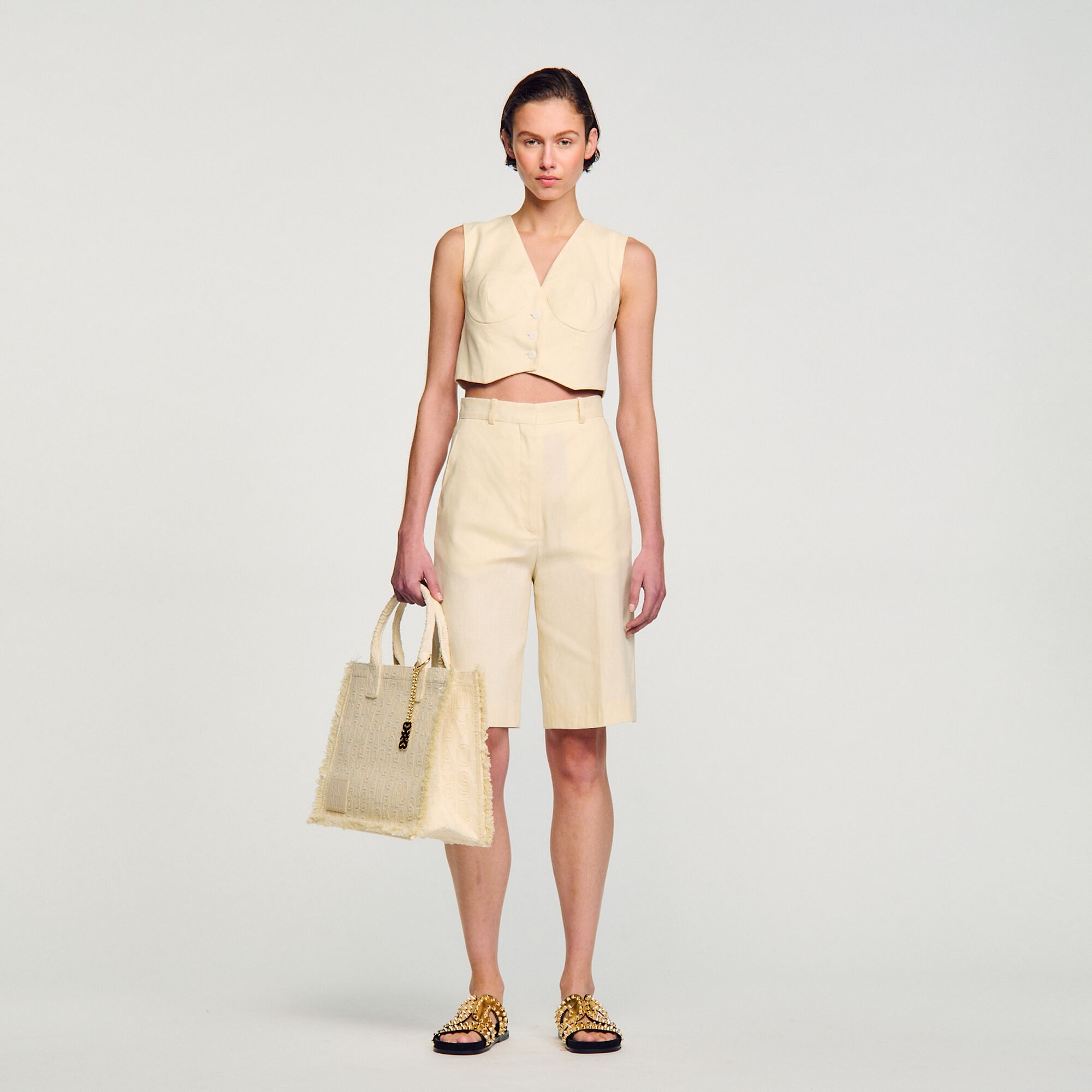 LINEN BLEND JACKET - 2