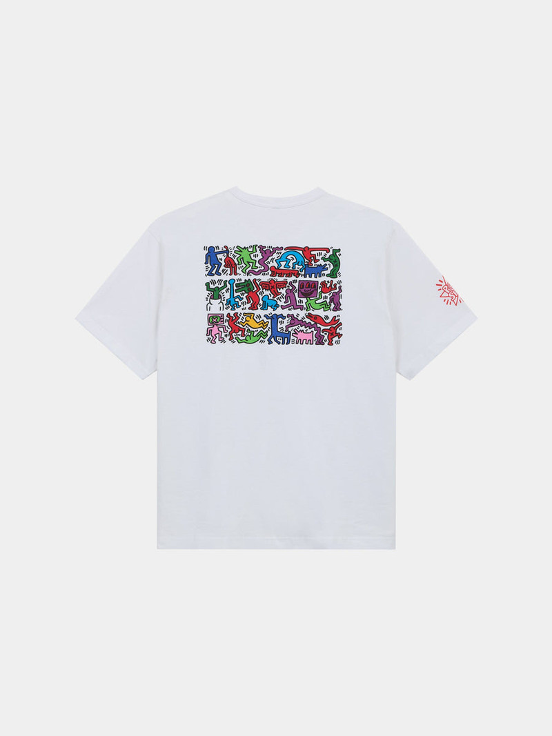 KEITH HARING X ALPHA GRAPHIC TEE "HEART MAN" 6