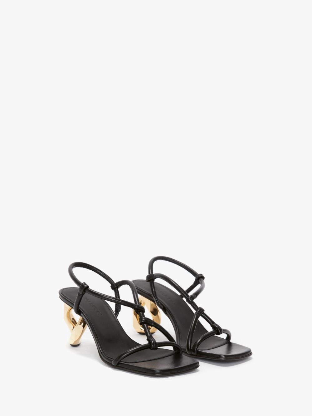 WOMEN'S CHAIN LINK HIGH HEEL SANDAL - 2