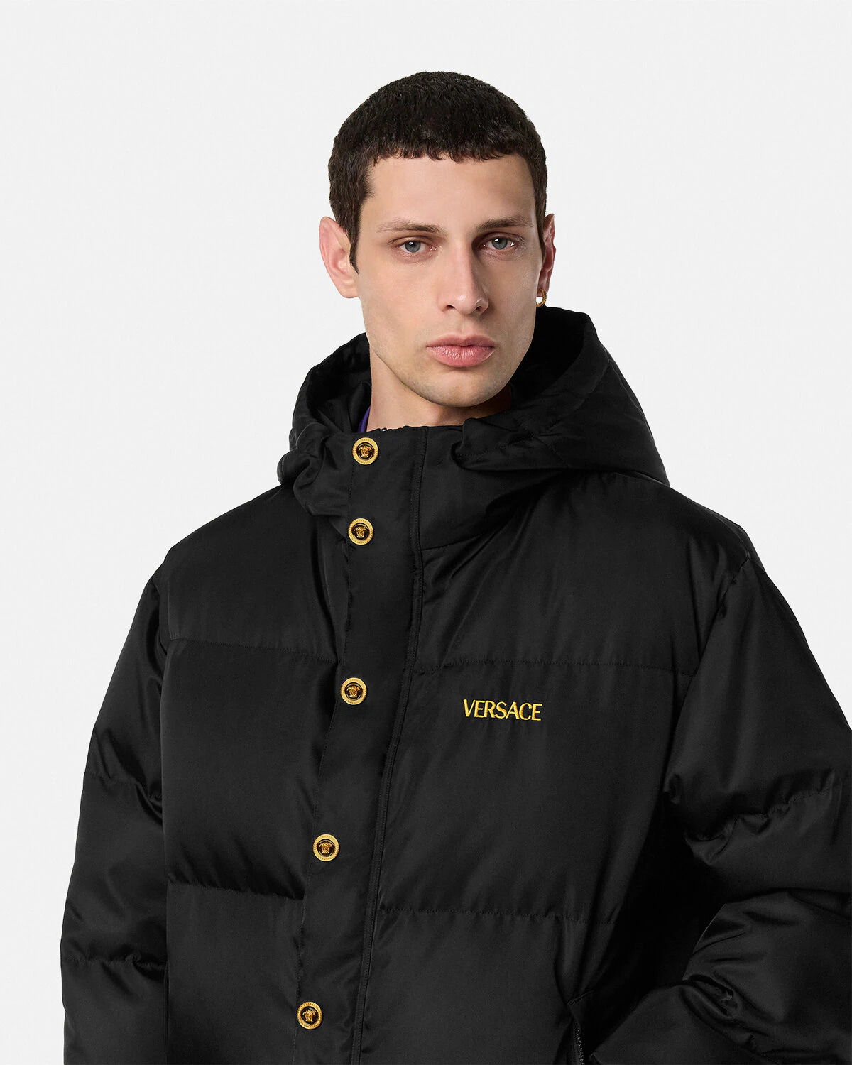 Embroidered Puffer Jacket - 3