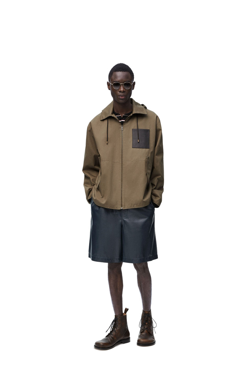 Loewe Hooded jacket in cotton outlook