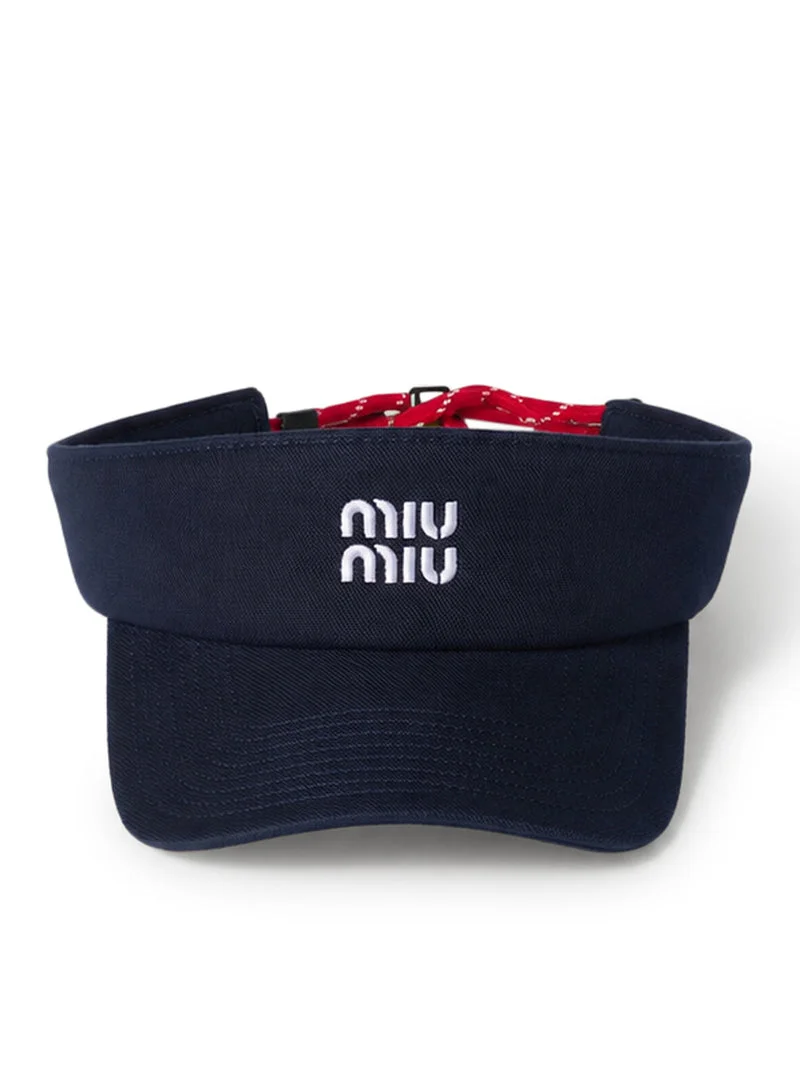 Miu Miu Women Denim Visor - 1