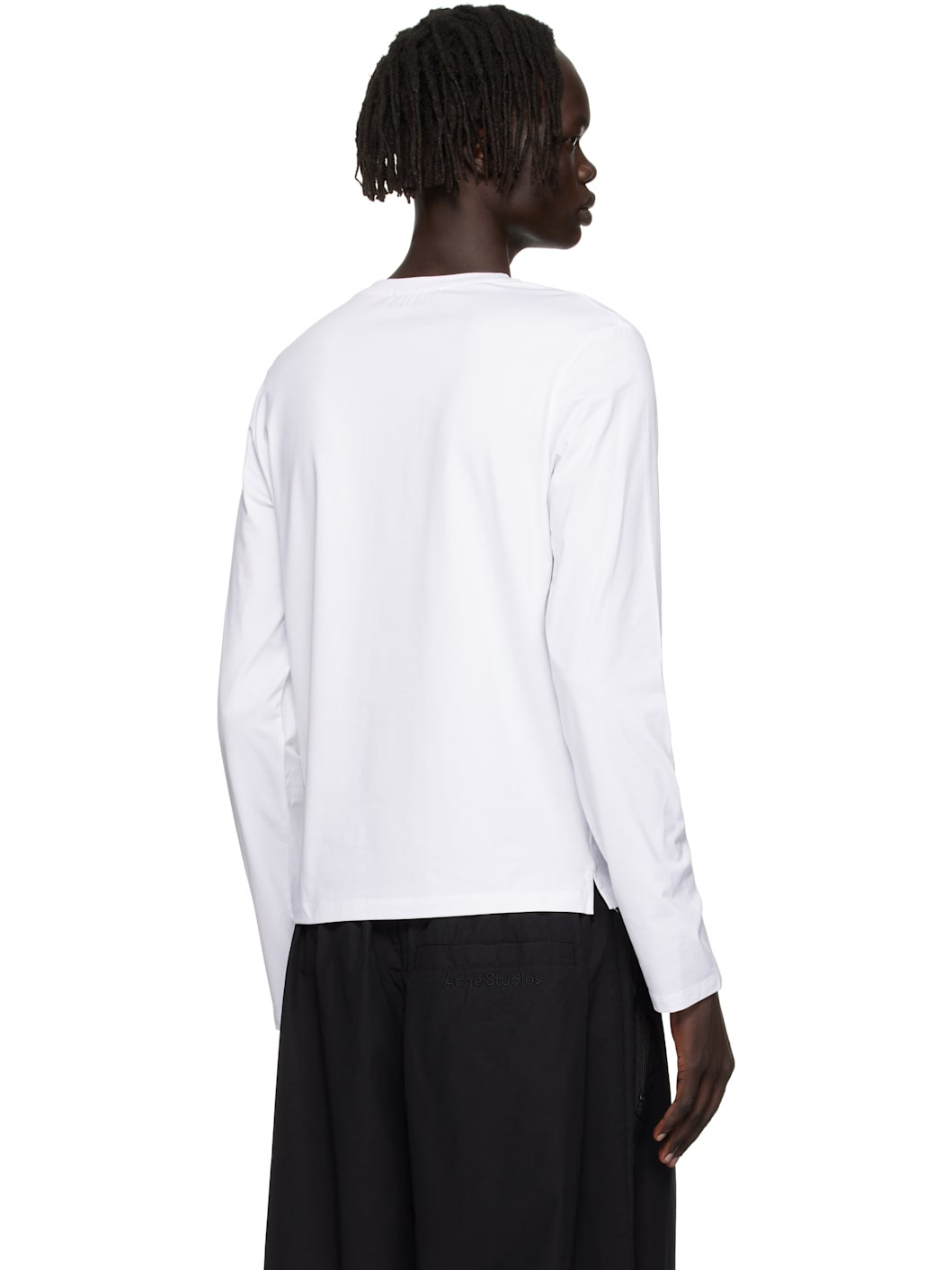 White Long Sleeve Regular Fit T-shirt - 3