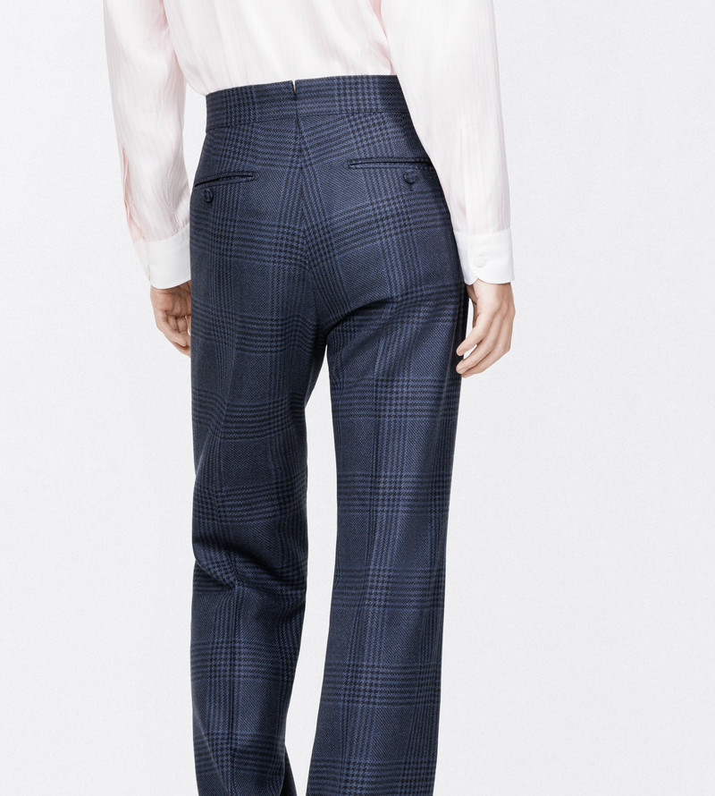 GRAND CHECK FLAT FRONT PANT 5