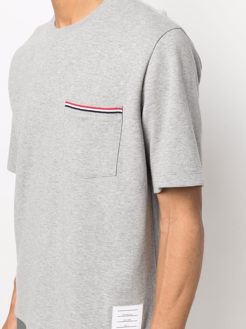 Thom Browne Oversized Short Sleeve Pocket Tee | club21
