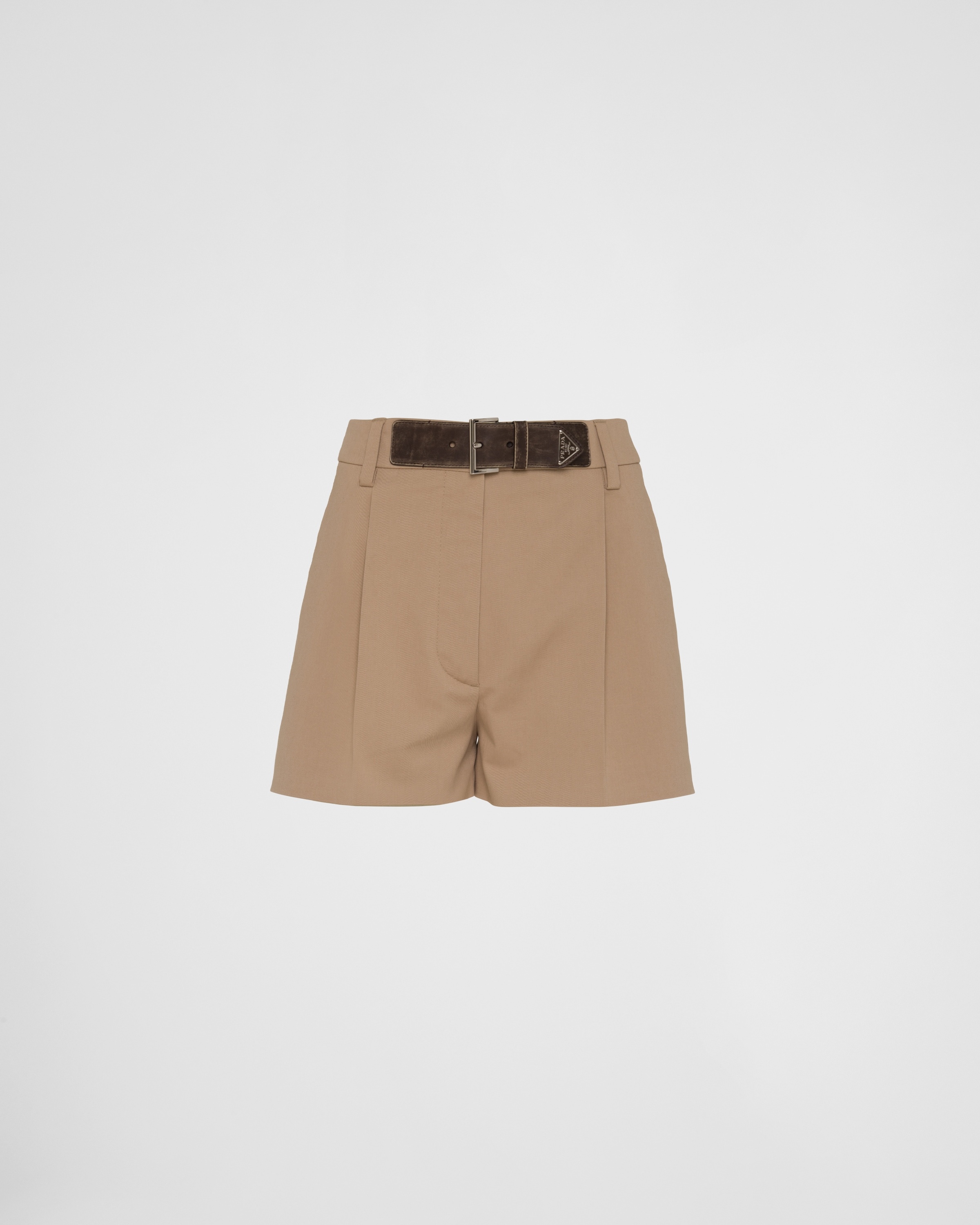 Gabardine shorts - 1