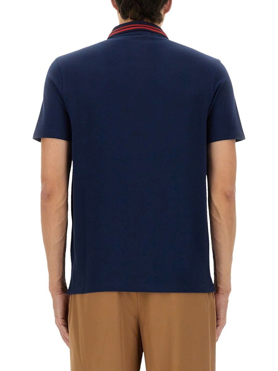 Valentino Men Polo Shirt With Vg Embroidery - 3