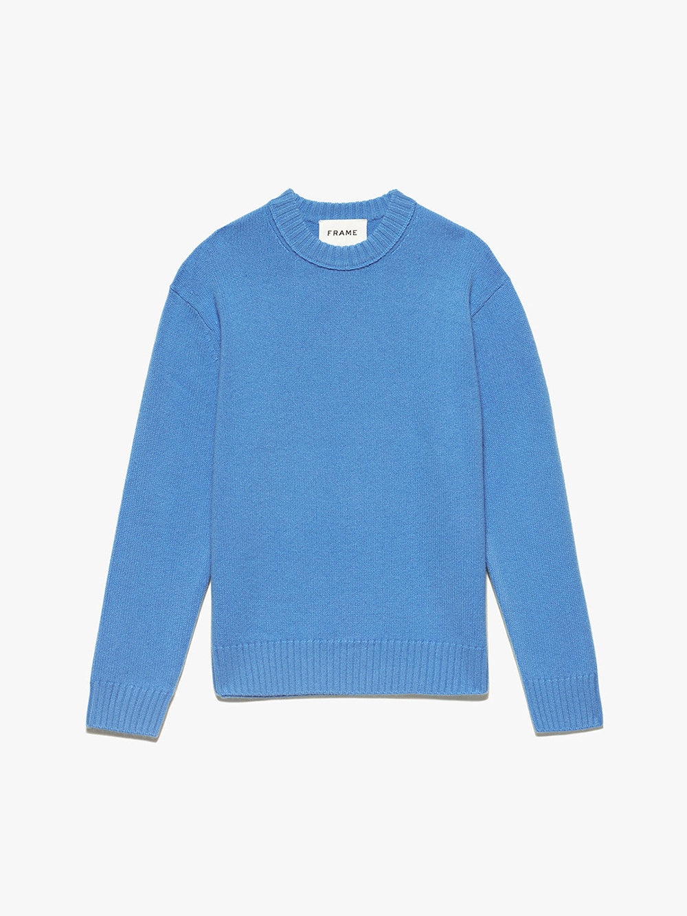 The Cashmere Crewneck Sweater in Bright Blue - 1