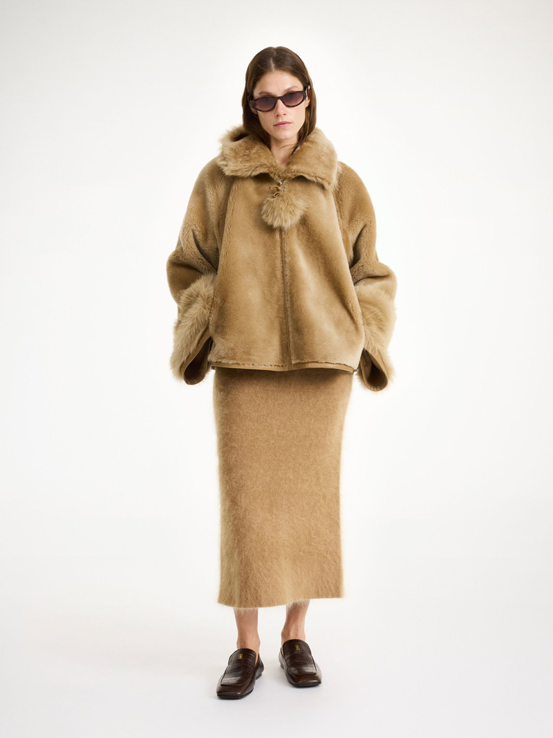 BY MALENE BIRGER Odellies shearling jacket outlook