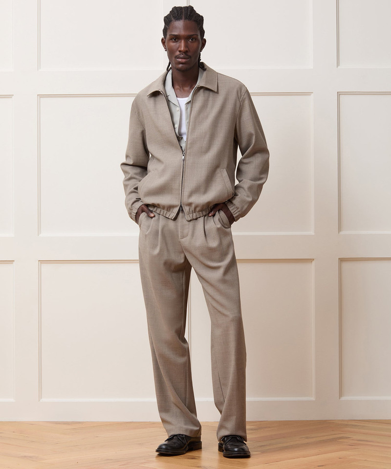 Lightweight Italian Wool Bomber Jacket 3