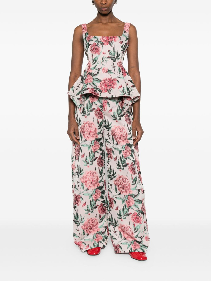 MARQUES’ALMEIDA floral brocade trousers outlook