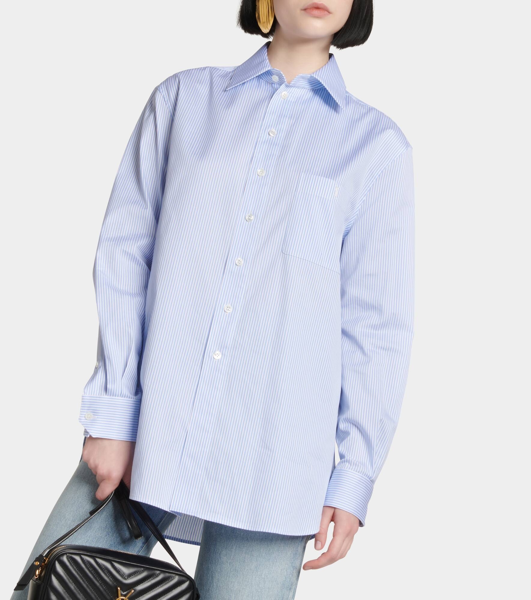 Cassandre pinstripe cotton poplin shirt - 5