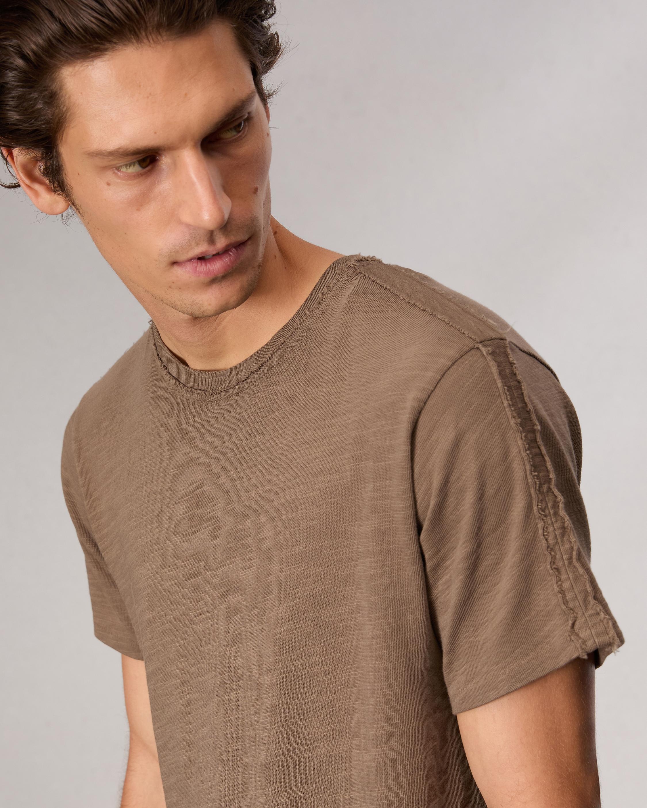 Raw-Edge Flame Tee - 6